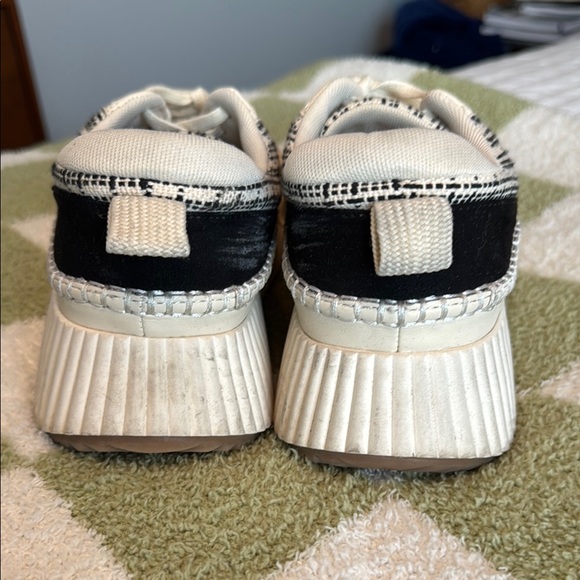 Dolce Vita Black and White Sneakers with Chunky Sole - Picture 4 of 5